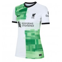 Camiseta Liverpool Darwin Nunez #9 Segunda Equipación Replica 2023-24 para mujer mangas cortas